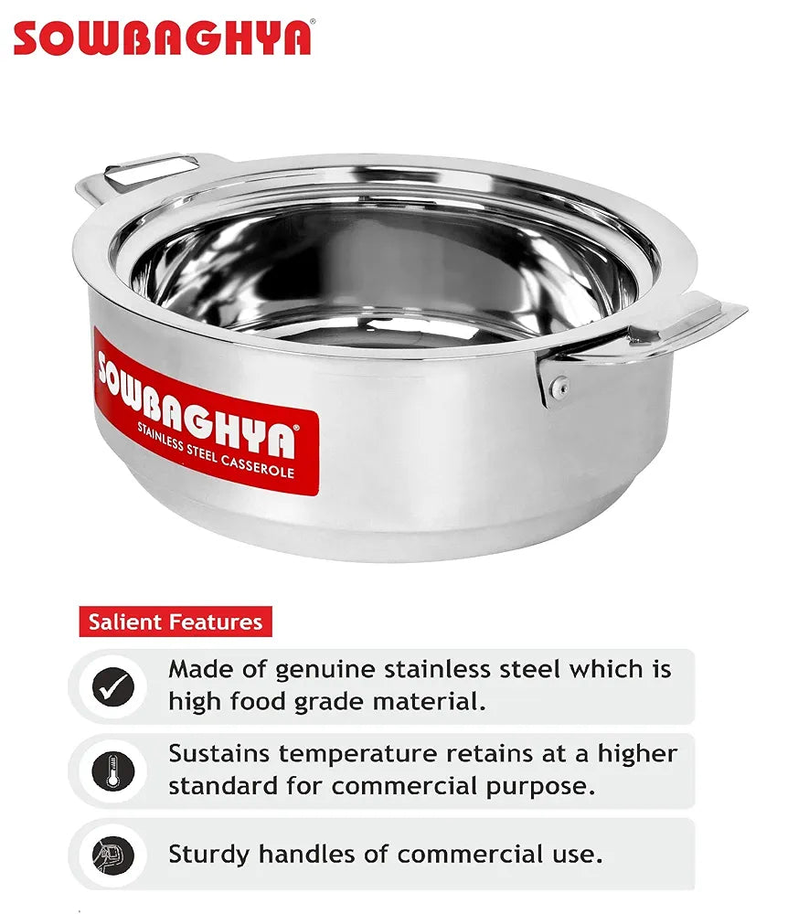 SOW SS HOTPOT 1500ML CASSEROLE SOW SS HOTPOT 1500ML CASSEROLE